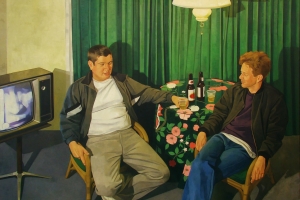 Steve and Mike at the Holiday Lodge